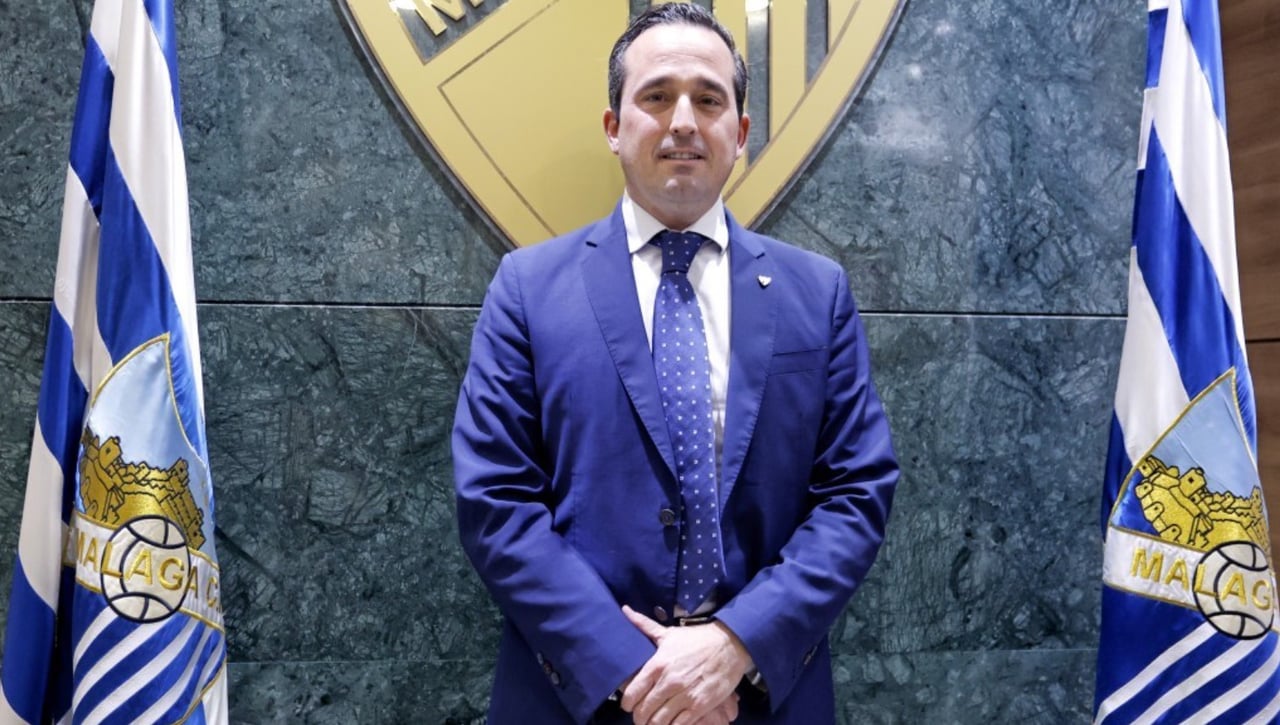 El nuevo director general del Málaga asegura que "para estar como estamos, no es un mal año"