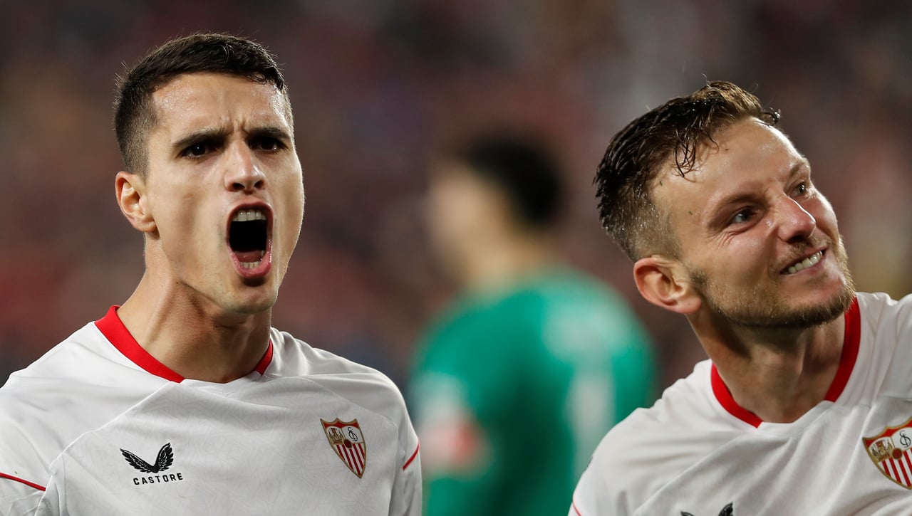 Rakitic, y la explicación a los 'nuevos' de lo que van a vivir en el Pizjuán ante el Manchester United