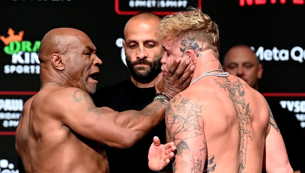 Mike Tyson se pone en peligro agrediendo a Jake Paul 