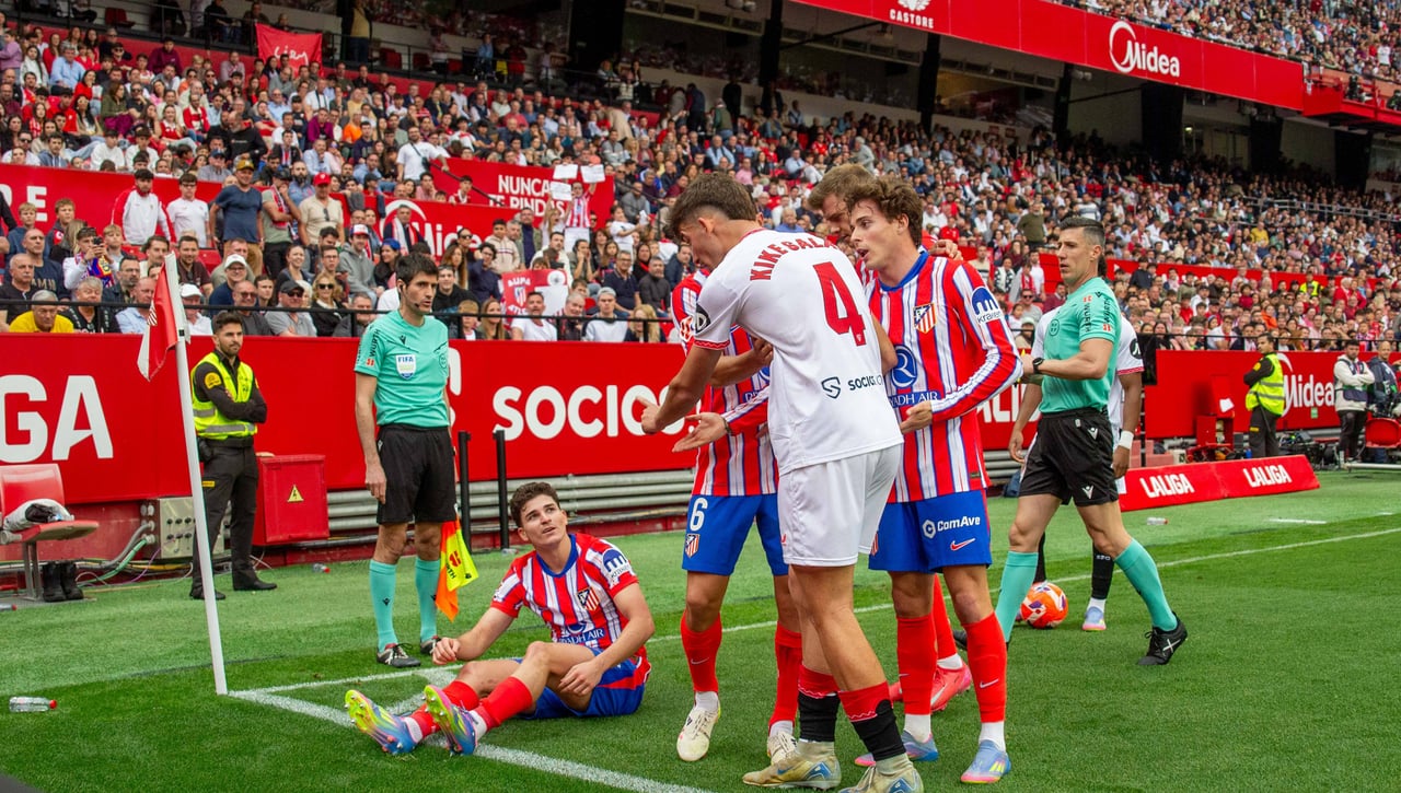 Hasta cinco jugadores del Atlético de Madrid, apercibidos de sanción
