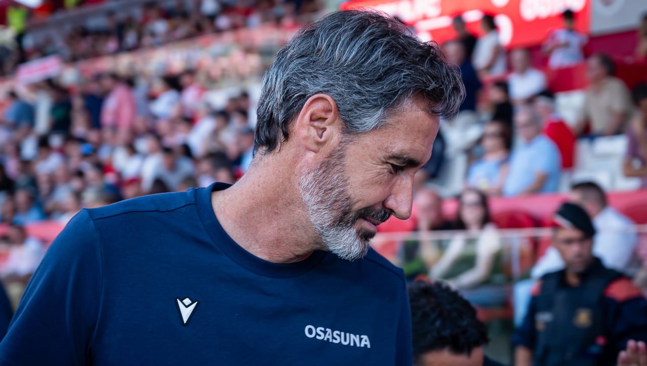 Vicente Moreno habla del complicado comienzo que tuvo entrenando a Osasuna y confiesa que estaban "midiéndole"
