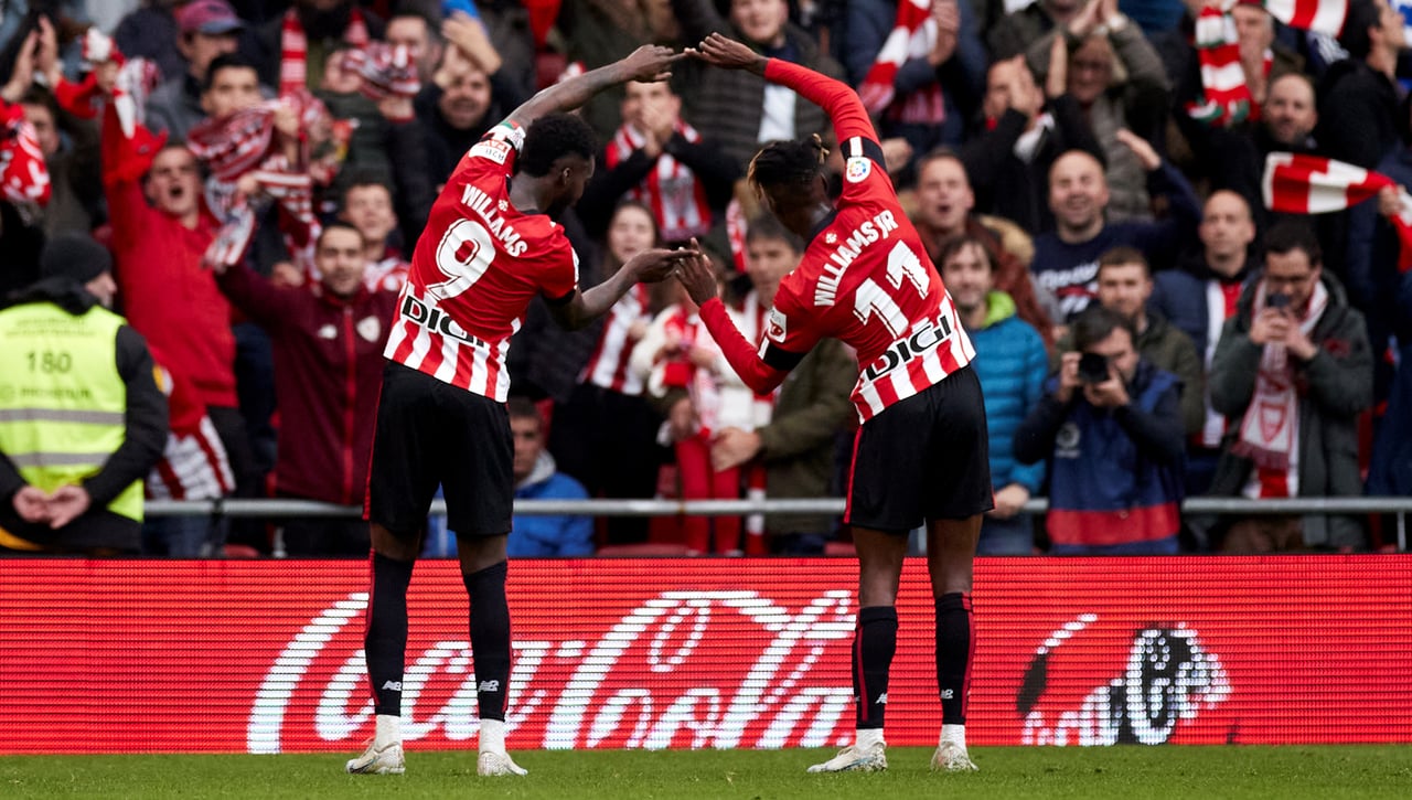 El brutal dato de los hermanos Williams que en el Athletic quieren que se repita en cada partido