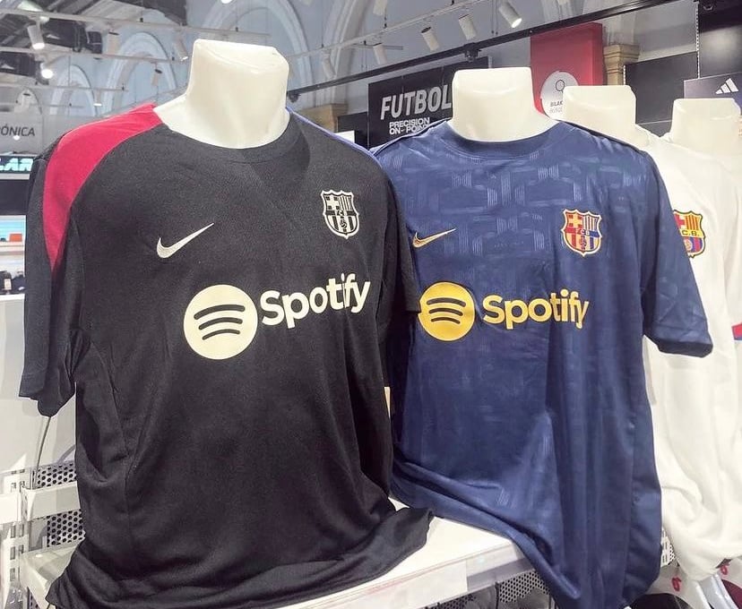 Se revelan las camisetas de entrenamiento del Barça
