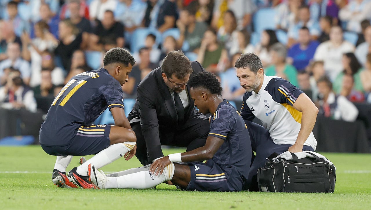 Vinicius Jr. se lesiona: ¿cuántos partidos se perderá en el Real Madrid?