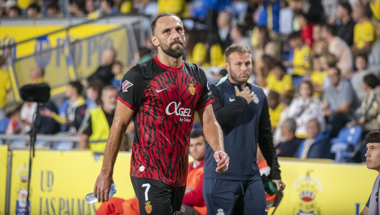 La reacción de Muriqi tras su inesperada expulsión