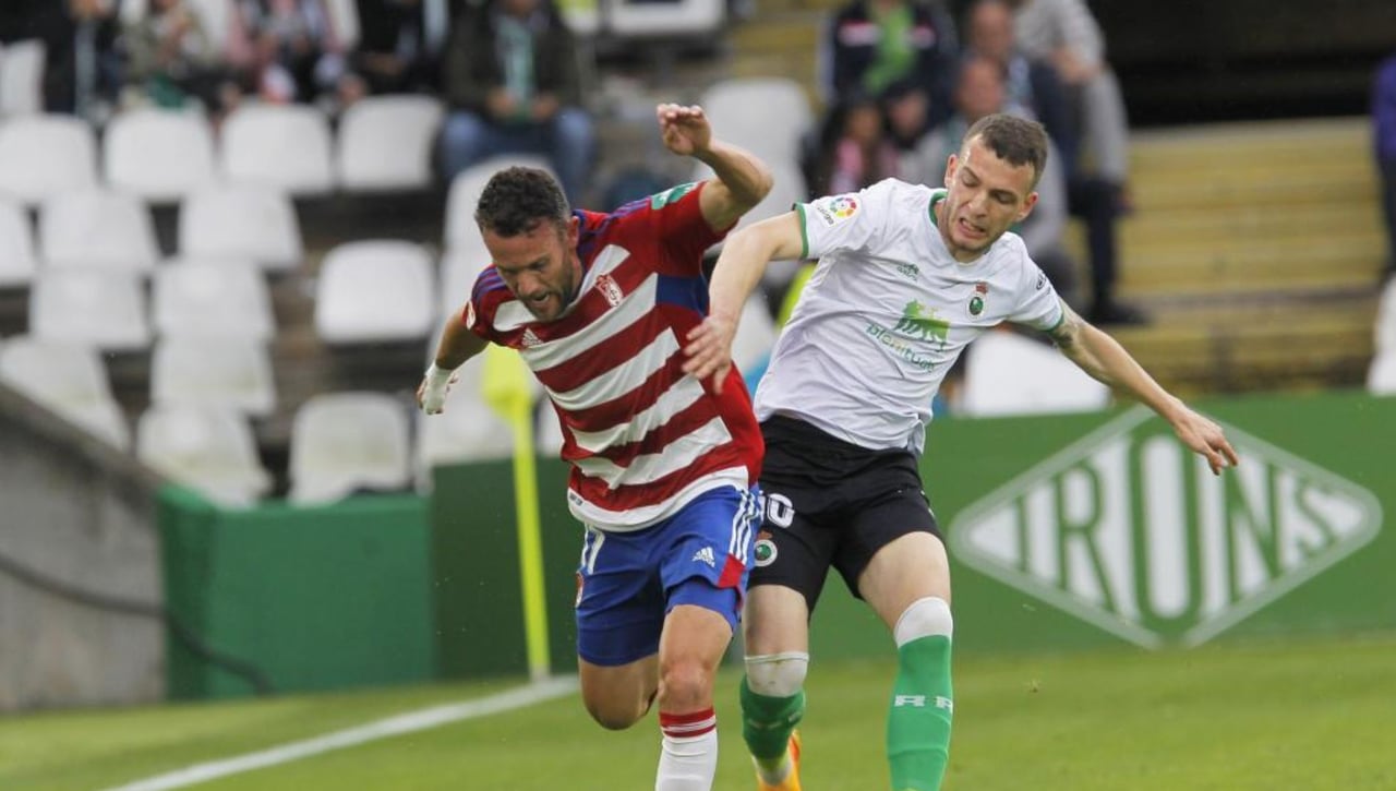 Racing 1-0 Granada: El conjunto nazarí dice adiós al liderato
