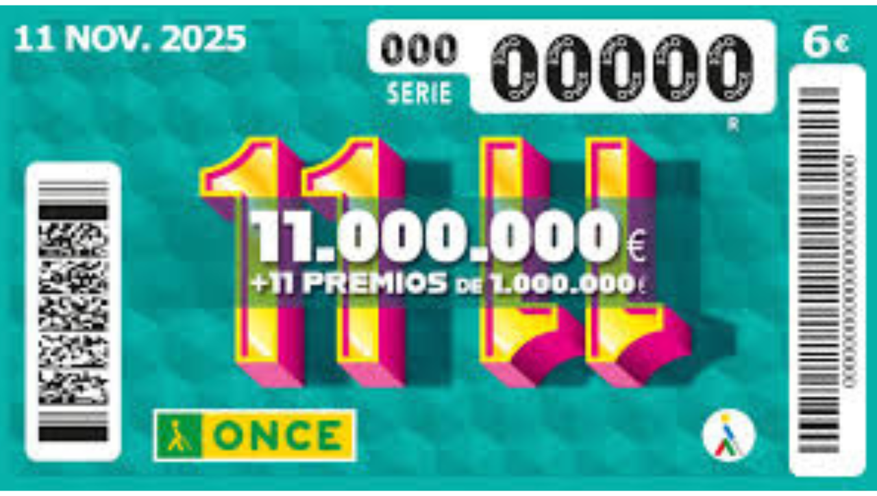 Resultado ONCE: cupón extraordinario del 11 del 11 de la ONCE