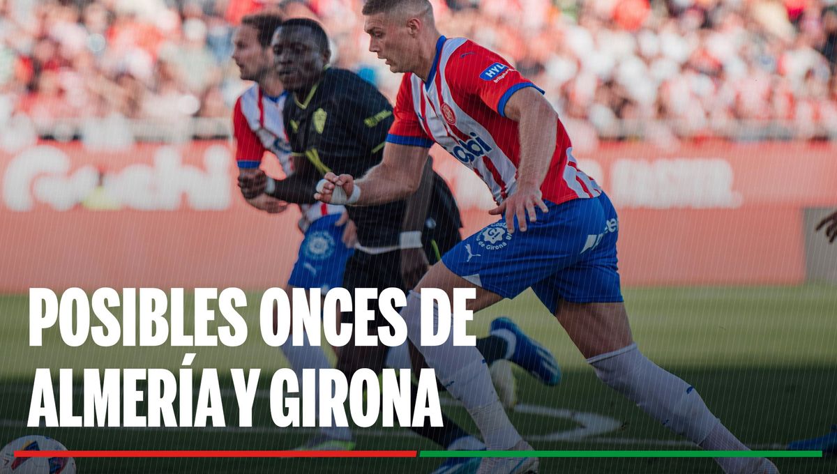 Alineaciones Almería - Girona: Alineación posible de Almería y Girona en el partido de hoy de LaLiga EA Sports