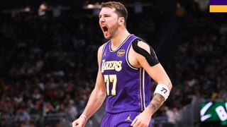 Los Lakers y Doncic se exhiben ante la cara de Antetokounmpo