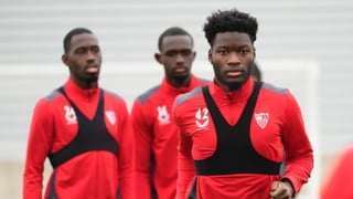 Una baja nueva en el entrenamiento del Sevilla