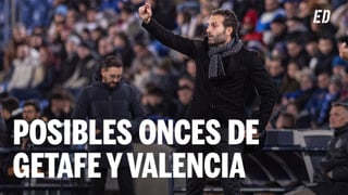 Alineaciones Getafe - Valencia: alineación probable de Getafe y Valencia en la jornada 11 de LaLiga EA Sports 
