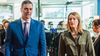 Risas en el Parlamento Europeo por el ladrido de un perro después de hablar Pedro Sánchez