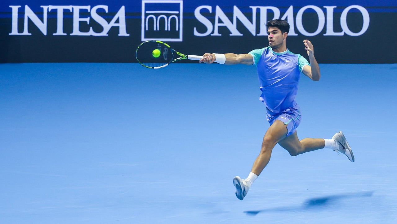 Alcaraz - Zverev: Horario, canal y dónde ver en TV y online el partido de Carlos Alcaraz en las ATP Finals
