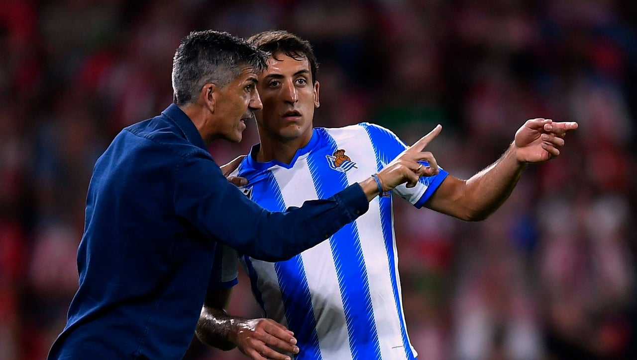 Imanol estudia al sustituto de Oyarzabal