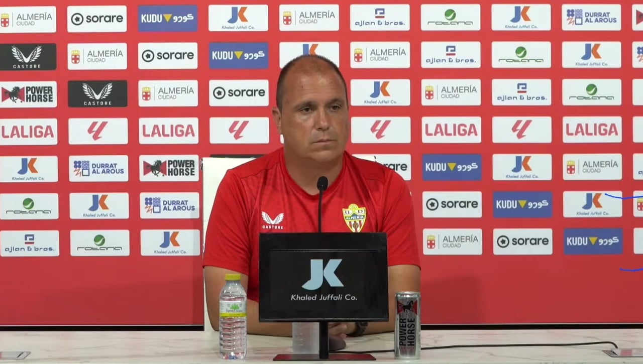 Alberto Lasarte y su realidad tras el partido ante el Athletic Club