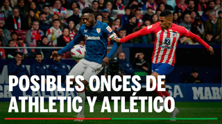 Alineaciones Athletic Club - Atlético de Madrid: Alineación posible de Athletic y Atlético de madrid en el partido de hoy de la LaLiga EA Sports