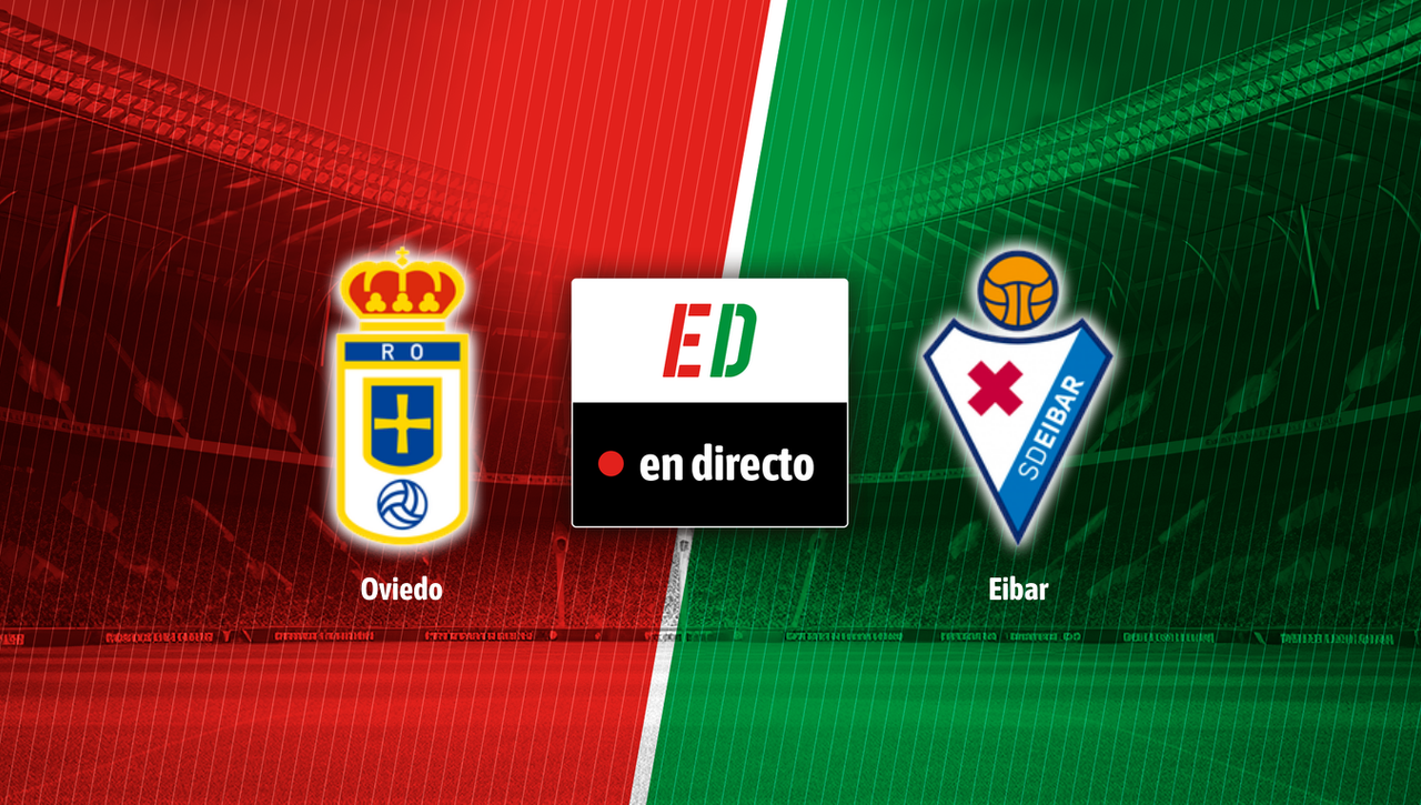 Oviedo - Eibar resumen, resultado y mejores jugadas del partido de ida de los playoff de ascenso a Primera 2024