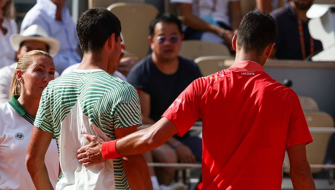 El potente mensaje de Djokovic a Carlos Alcaraz tras la semifinal de Roland Garros