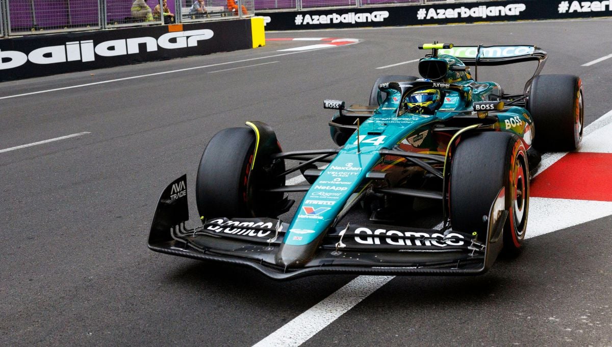 La magia de Alonso aparece en Bakú, en la fiesta de los Ferrari