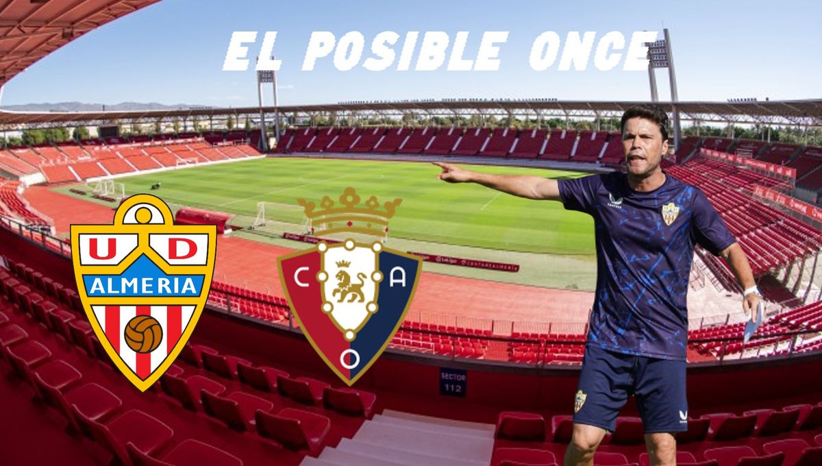 El posible once del Almería ante Osasuna