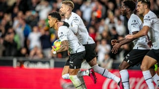 Valencia 1-1 Rayo: Estalla la lucha por el descenso