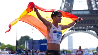 La primera plata de España en París la firma María Pérez