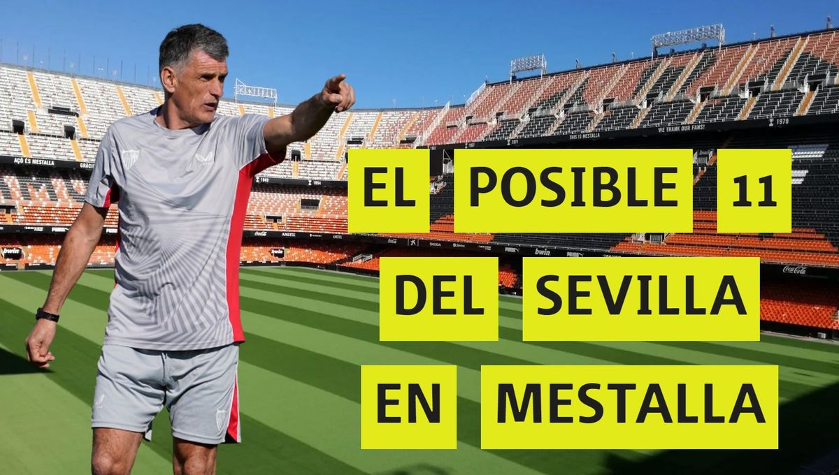 El posible once del Sevilla ante el Valencia
