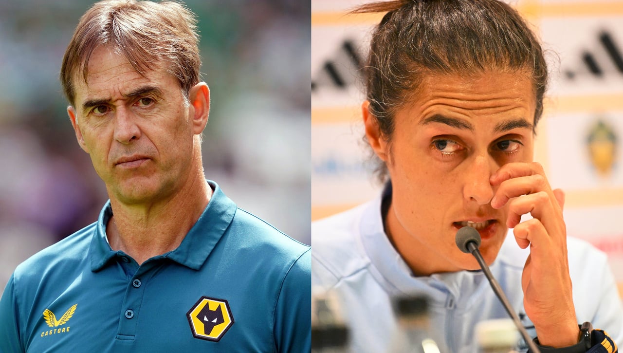 Julen Lopetegui y Montse Tomé, juntos