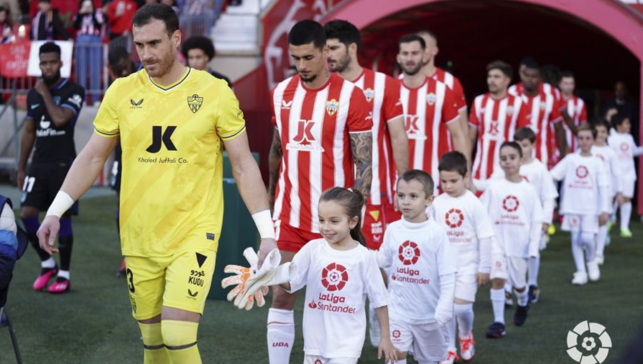 Las notas de los jugadores del Almería frente al Atlético de Madrid