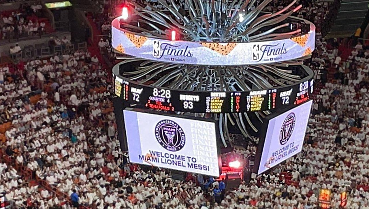 La bienvenida de la NBA a Leo Messi