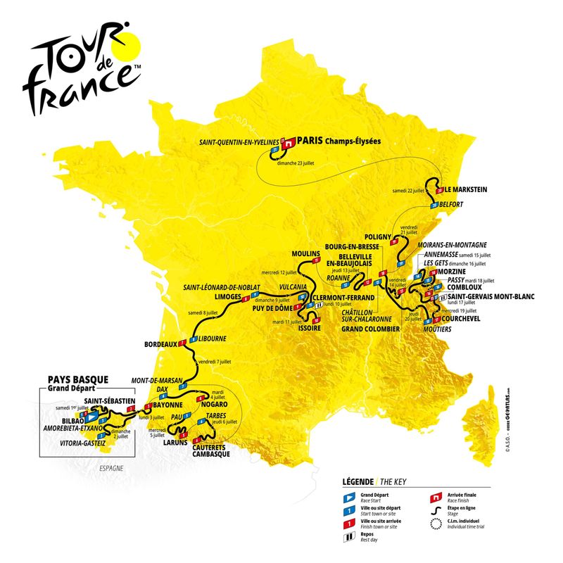 tour de francia 3 etapa recorrido