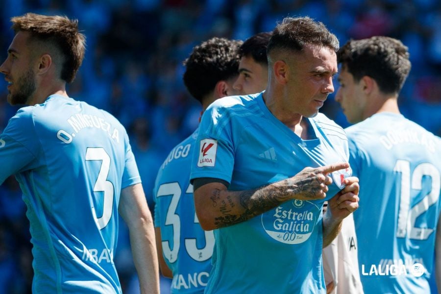 Celta 4-1 Las Palmas: Un Iago Aspas 'dos cen anos'