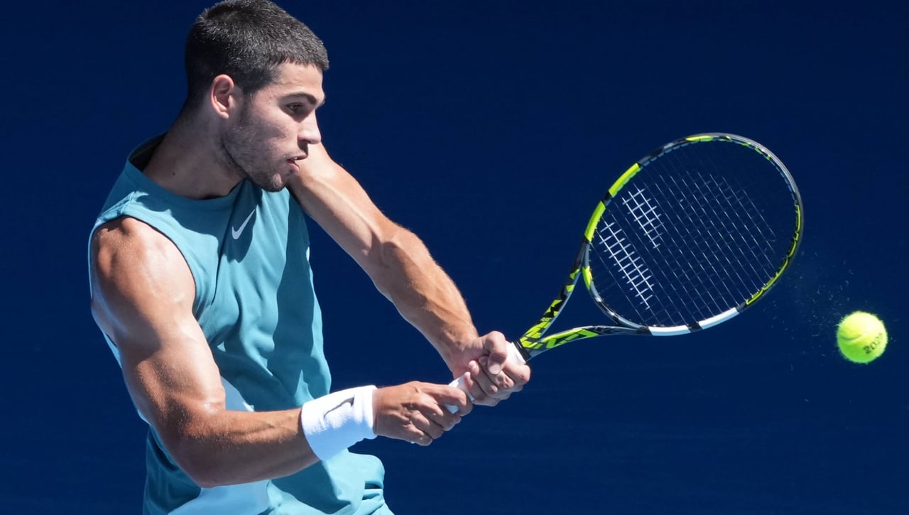 Carlos Alcaraz, camino de hacer historia en Australia