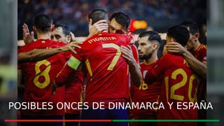 Alineaciones Dinamarca - España: Alineación posible de Dinamarca y España en el partido de hoy de la Nations League