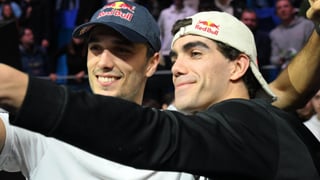 Juan Lebrón y Ale Galán, juntos