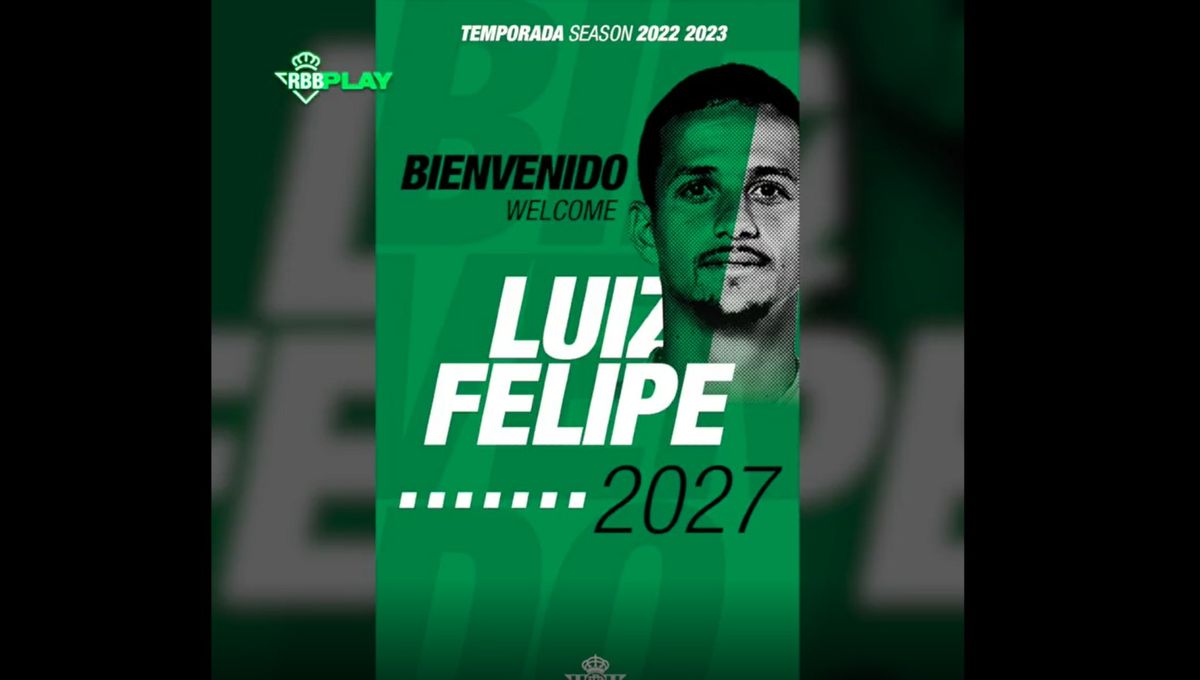 Oficial: Luiz Felipe ya se "empapa" como bético