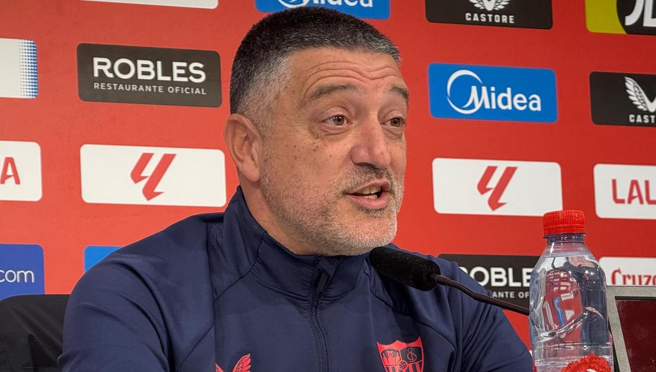 García Pimienta defiende sus cambios, reivindica a su Sevilla y pronuncia la 'palabra prohibida'