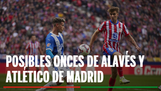 Alineación Alavés - Atlético de Madrid: alineación confirmada de Alavés y Atlético de Madrid en la jornada 34º de LaLiga EA Sports