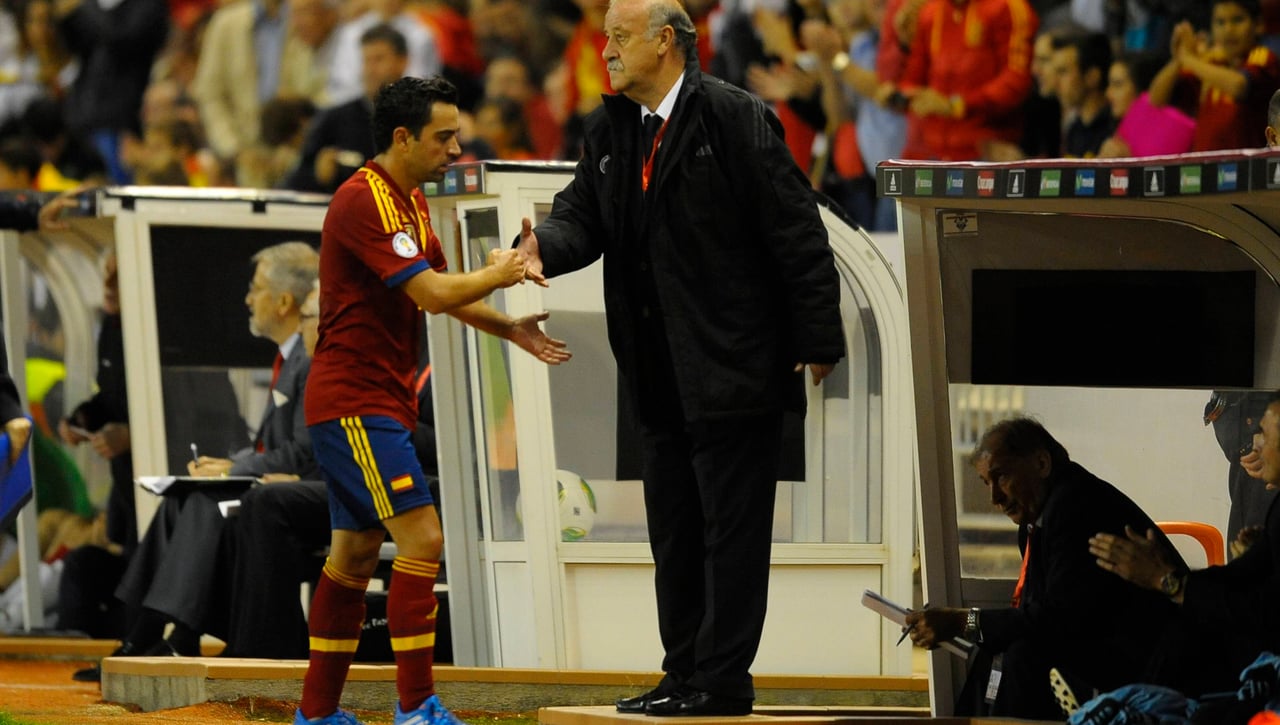 La defensa de Vicente del Bosque a Xavi Hernández y su elogio hacia Xabi Alonso 