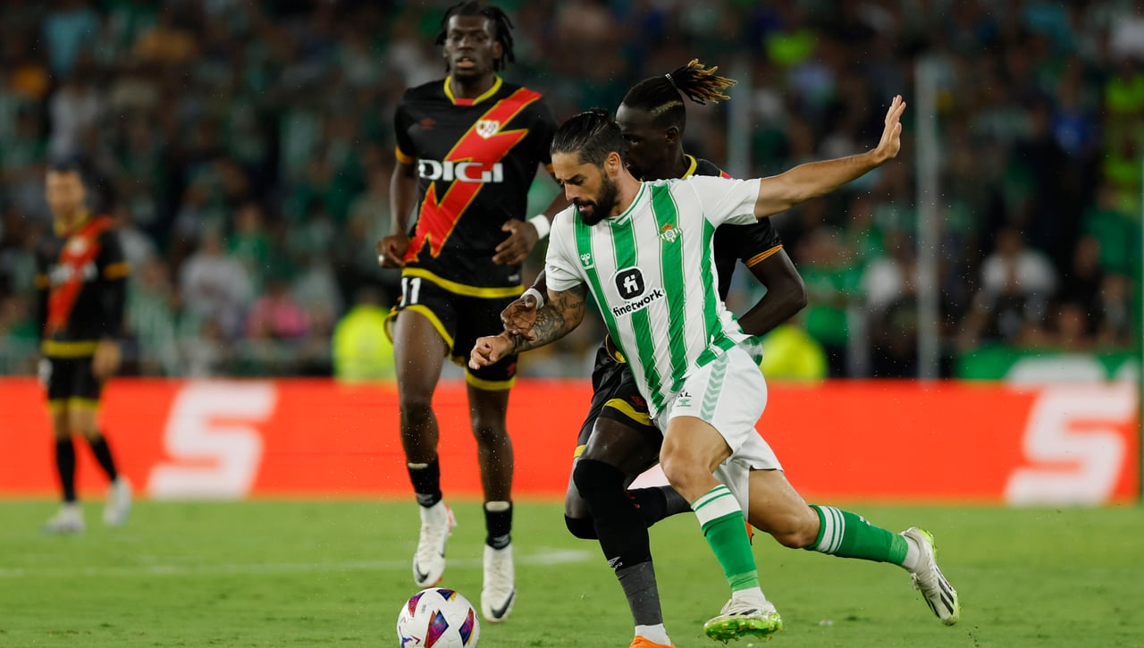 Betis 1-0 Rayo: Siete para el Betis, cuatro para Isco
