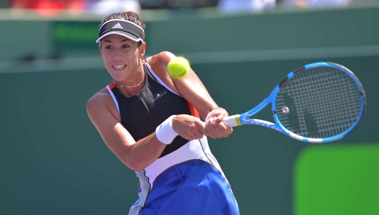 Garbiñe Muguruza vuelve a las pistas