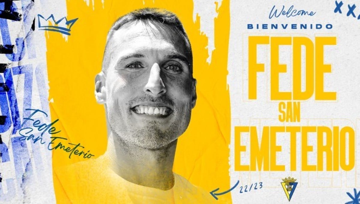 Oficial: Fede San Emeterio ficha por cuatro temporadas con el Cádiz