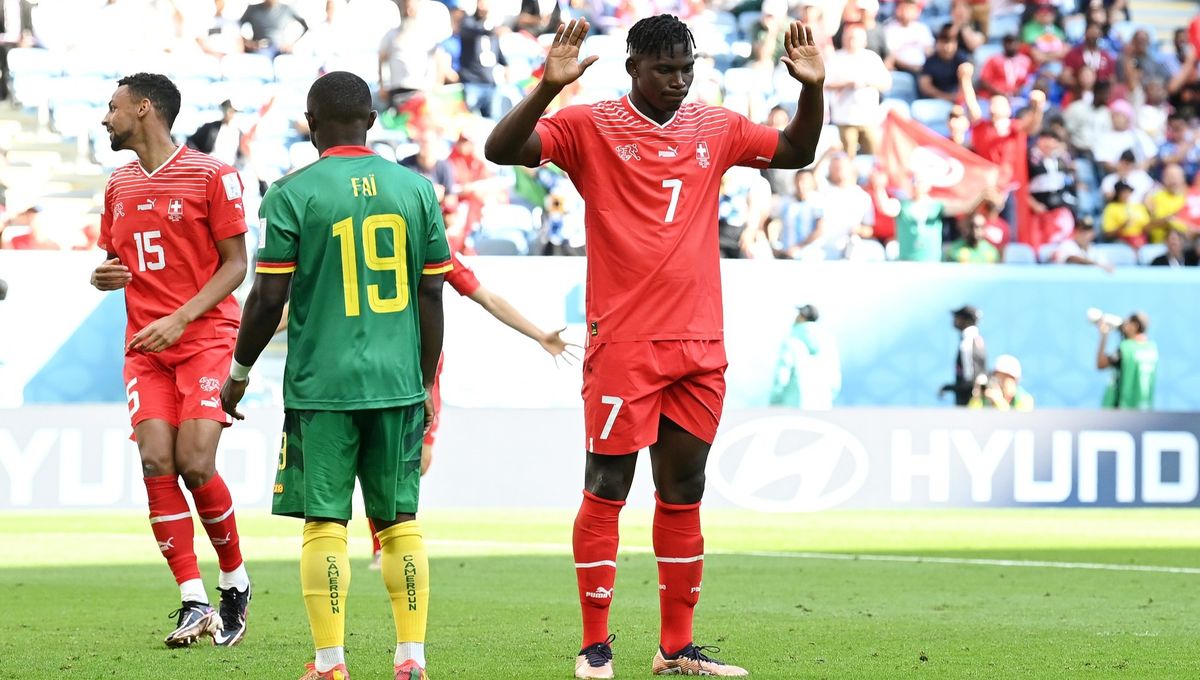 Suiza - Camerún: resumen, resultado y goles