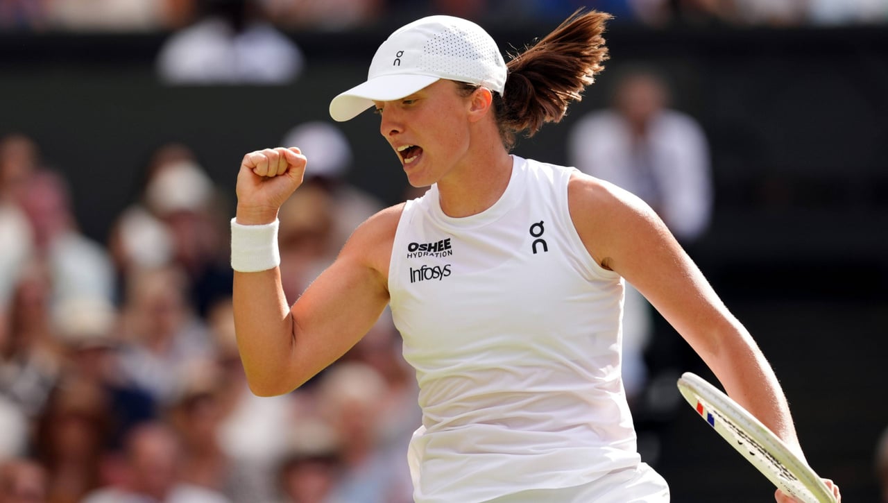 Swiatek hace llorar a todo Wimbledon