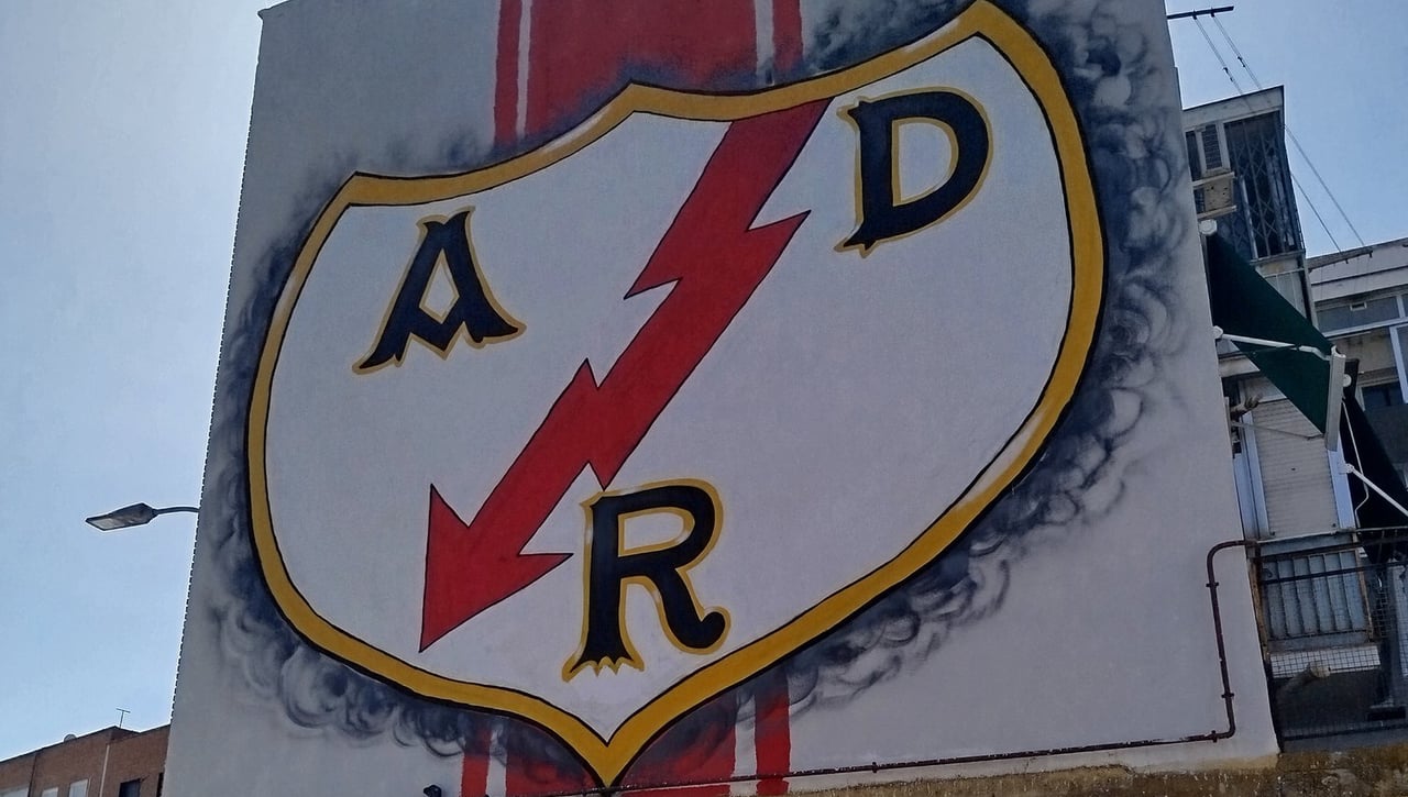 Arte rayista en las calles de Vallecas