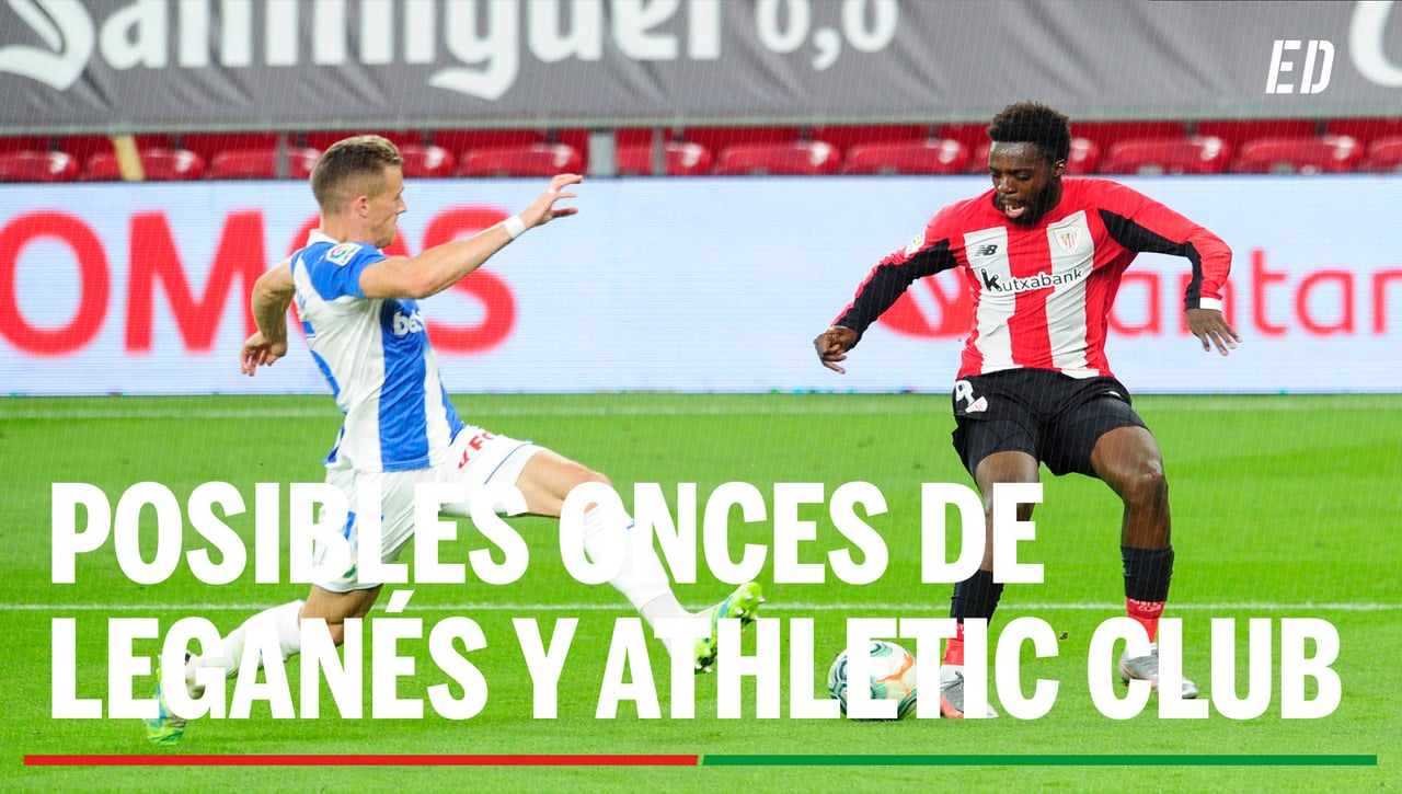 Alineaciones Leganés – Athletic Club: Alineación posible de Leganés y Athletic en el partido de hoy de la LaLiga EA Sports