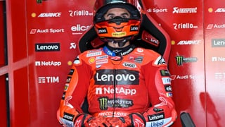 Marc Márquez, preocupado tras su triunfo en Aragón