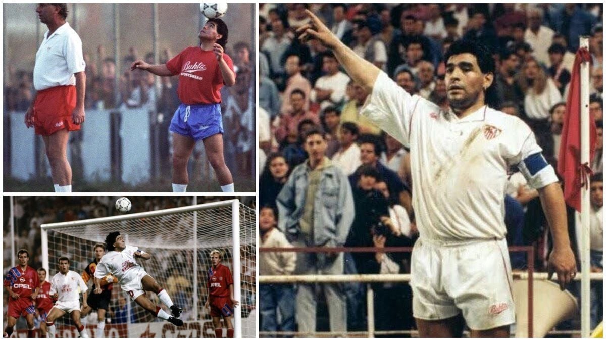 Del papel clave de Blatter a los puñetazos en el vestuario: nuevos detalles del fichaje de Maradona por el Sevilla