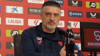 García Pimienta, opimista con Saúl y pesimista con Ejuke, manda otro aviso al Sevilla 