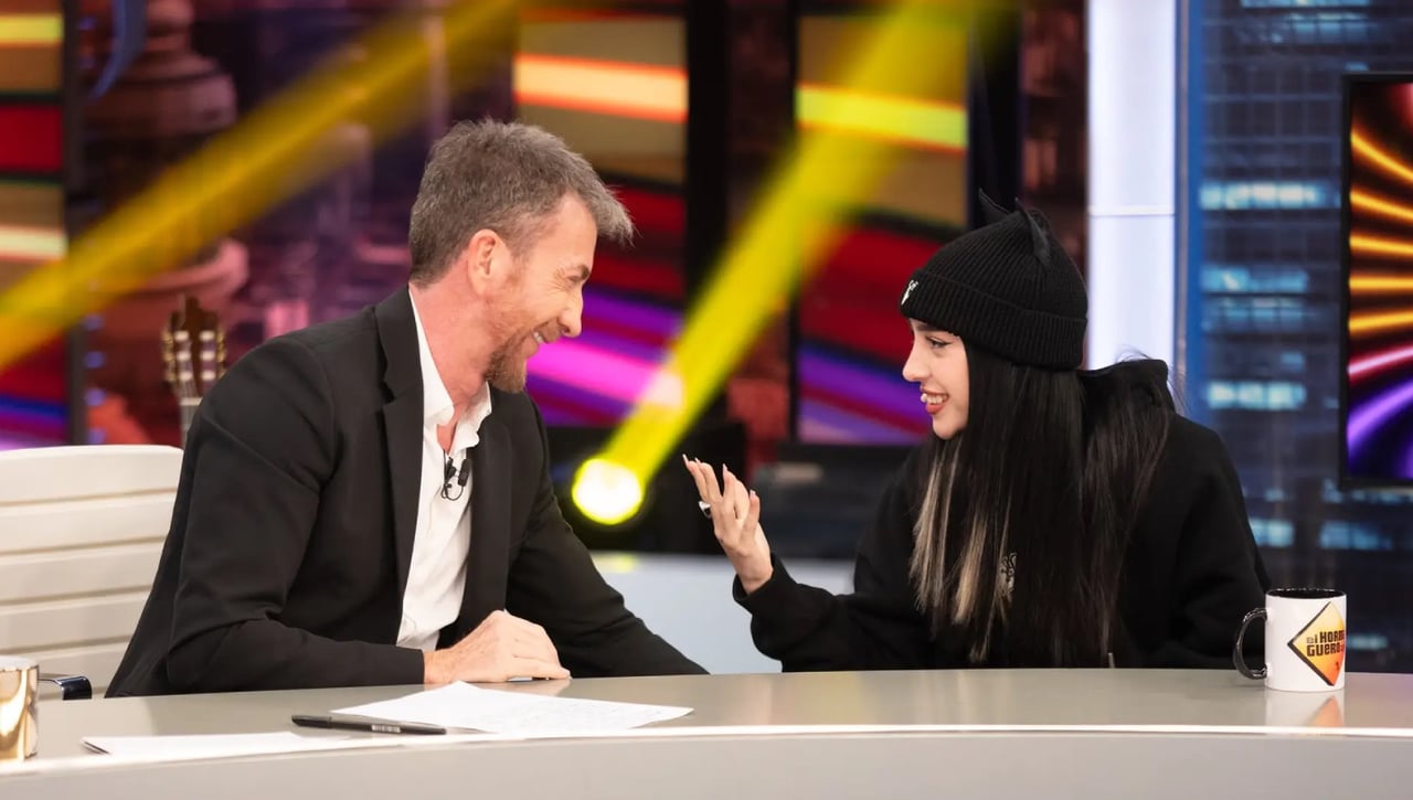 Nicki Nicole va a 'El Hormiguero' y hace confesar a Pablo Motos: "Yo era el más borracho"